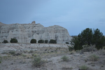 White hills, bluff in New Mexico