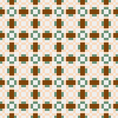 Abstract Cross Pattern generative computational art illustration