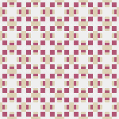 Abstract Cross Pattern generative computational art illustration
