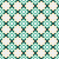 Abstract Cross Pattern generative computational art illustration