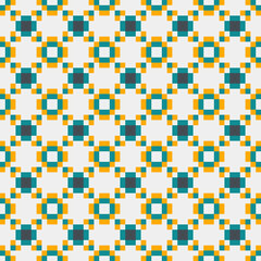 Abstract Cross Pattern generative computational art illustration