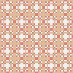Abstract Cross Pattern generative computational art illustration