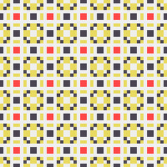 Abstract Cross Pattern generative computational art illustration