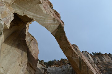 La Ventana Arch, El Malpais, N.M., angled view