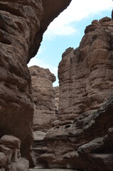 Passage in San Lorenzo Canyon, N.M.