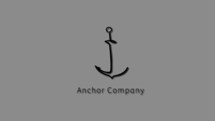 anchor logo black