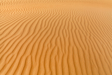 Fototapeta na wymiar Desert abstract pattern, permanent light and shadow lines