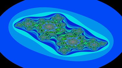 Blue Universe Explosion