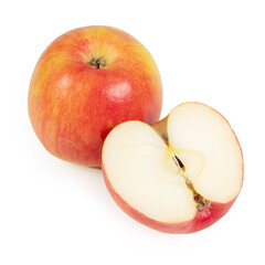 Naklejka na ściany i meble sliced red apple