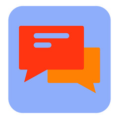 vector bubble speech icon