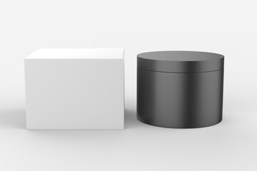 Herb Grinder Mockup isolated on white background. 3d illustration