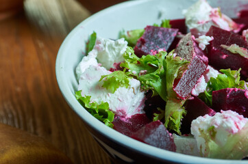 Beetroot and Feta Cheese Salad