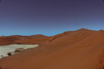 Fototapeta na wymiar sand dunes in the desert of Namibia sossusvlei