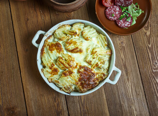 German Kartoffelgratin