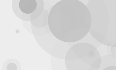 Circles white gray texture background. Geometric modern transparency pattern. abstract 3D illustration.