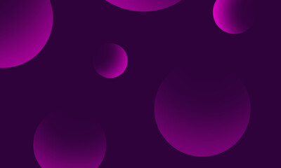 Purple circles gradient on violet dark abstract background. Modern graphic design element.