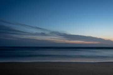 Fototapeta premium Long Exposure at Night on the Beach