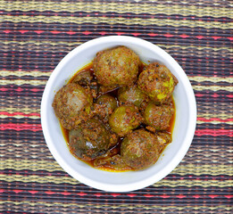 Stock photo of Amla - Aavla and it's by products like chyawanprash or chyavanprash, juice, Amla supari or mouth freshner, powder, juicy or dried sweet murabba or muramba, pickle, selective focus