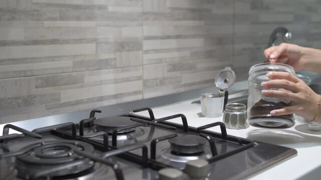 Homemade coffe the italian way