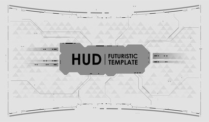 Futuristic HUD background. dashboard spacecraft. Head up screens for video games, apps, movie. Sci-Fi template. Future Technology. Hi tech design.