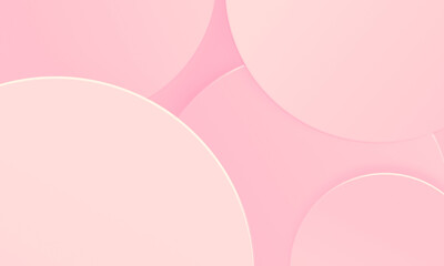 Circles pink tone texture background. Simple modern design use for valentine and mother day concept.