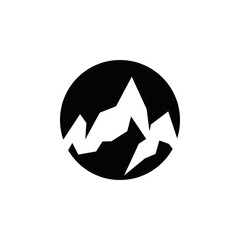 mountain logo design vector symbol graphic idea creative