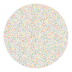 A round abstract vector background consisting of beautiful gray drops.