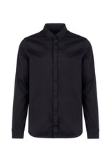 Black blank classic shirt without buttons