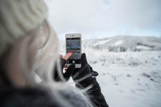 mobile photography winter landscape
