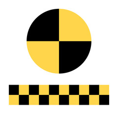 Crash test symbol