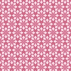 Abstract background with geometric shapes mandalas and gears. In white and pink.