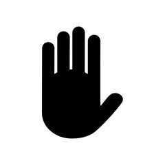 Hand vector icon