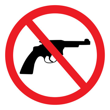 No gun sign..