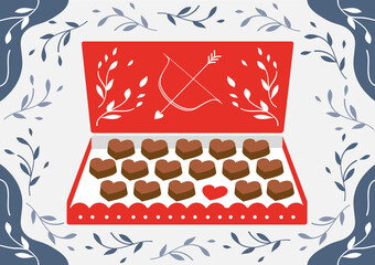 Valentine's Day symbols - sweet gift