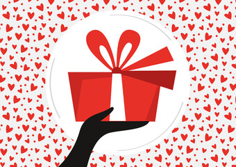Valentine's Day symbols - gift