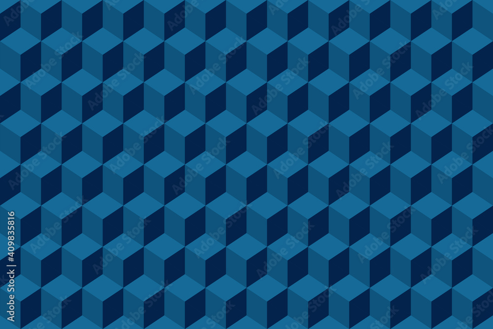 Poster abstract color vector background consisting of cubes and blocks. seamless illustration with squares 
