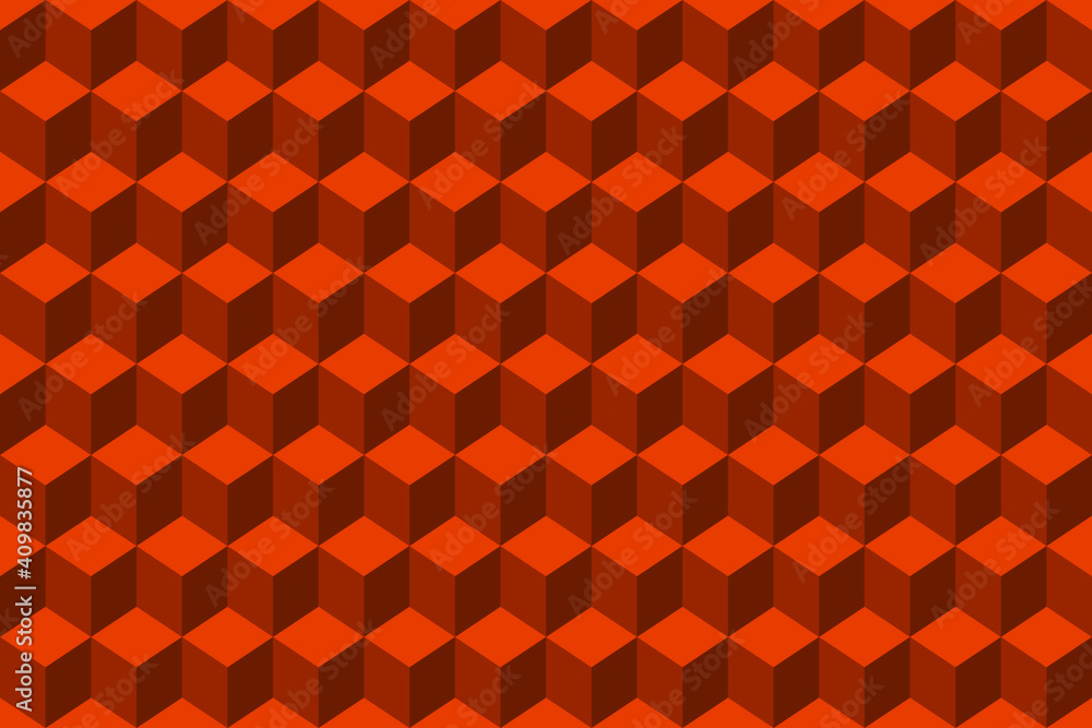 Poster abstract color vector background consisting of cubes and blocks. seamless illustration with squares 