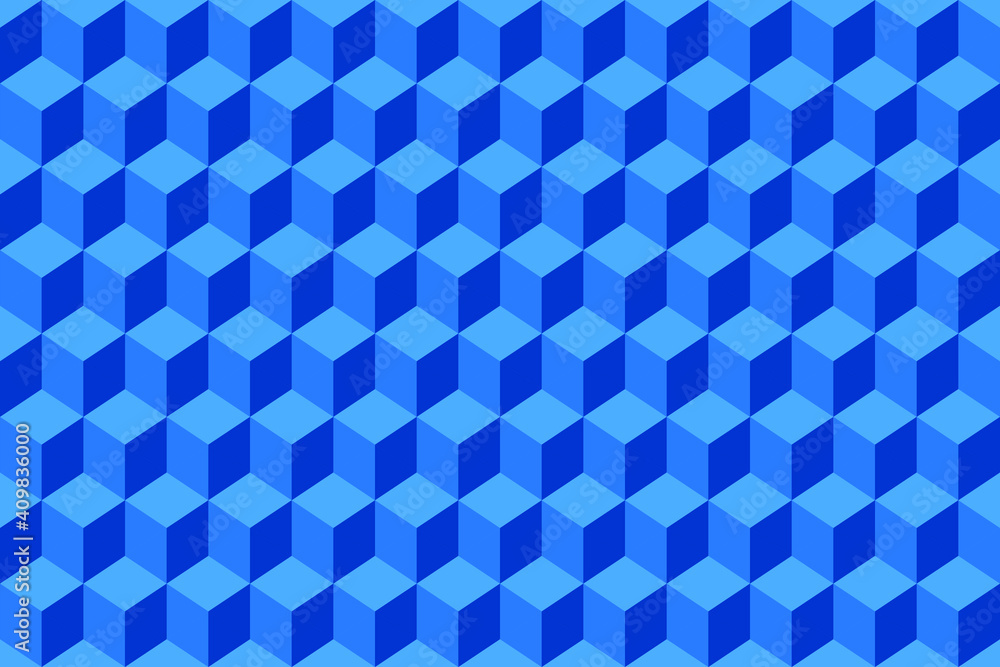 Poster abstract color vector background consisting of cubes and blocks. seamless illustration with squares 