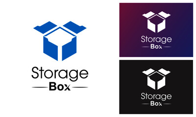storage Box Logo Design Template- Data     
 Storage, Digital Storage, App logo Design.