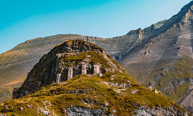 Beautiful alpine summer view at the famous Kaprun high mountain reservoirs, Salzburg, Austria