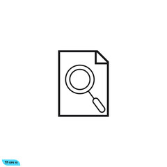 Icon vector graphic of search