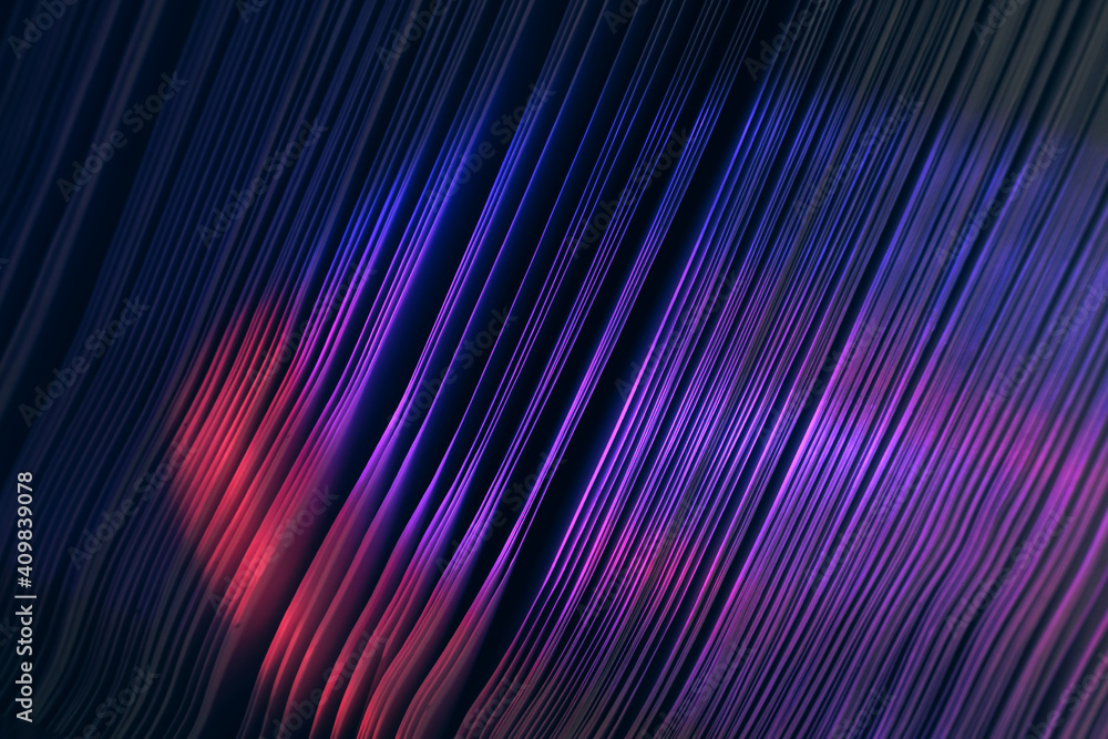 Aufkleber Close up Beautiful book pages in the color light on a night. Background pattern for design. Macro photography view.