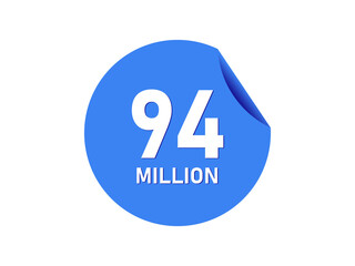 94 million badge, 94 million banner