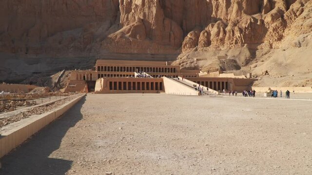 Mortuary temple of Queen Hatshepsut in the Valley of the Kings, Thebes, Egypt