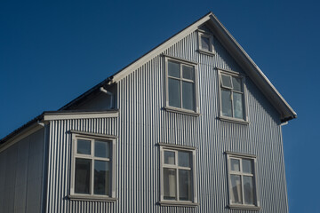 Traditional Icelandic Corrugated Iron House