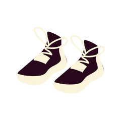 sport boots accessory fashion and trendy isolated icon design