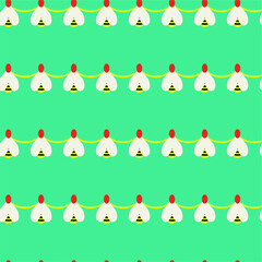 Seamless abstract pattern with  bees. Vector illustration. Pattern for card, invitation, wrapping paper, textile fabric 