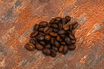 Roasted coffee beans for cooking