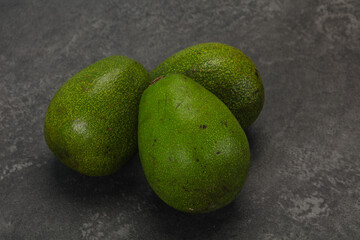 Ripe green dietary avocado - superfood