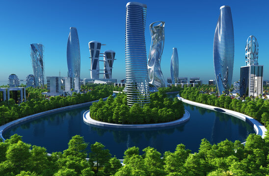 FutureBeautiful city of fantasy